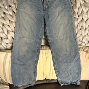 Everlane Blue Relaxed Jeans with Natural Fading